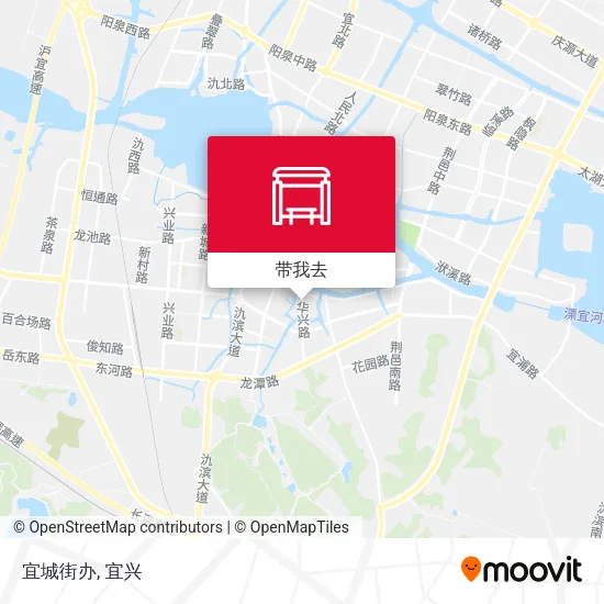 宜城街办地图