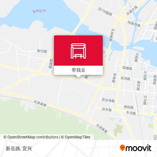 新岳路地图