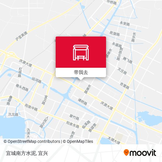 宜城南方水泥地图