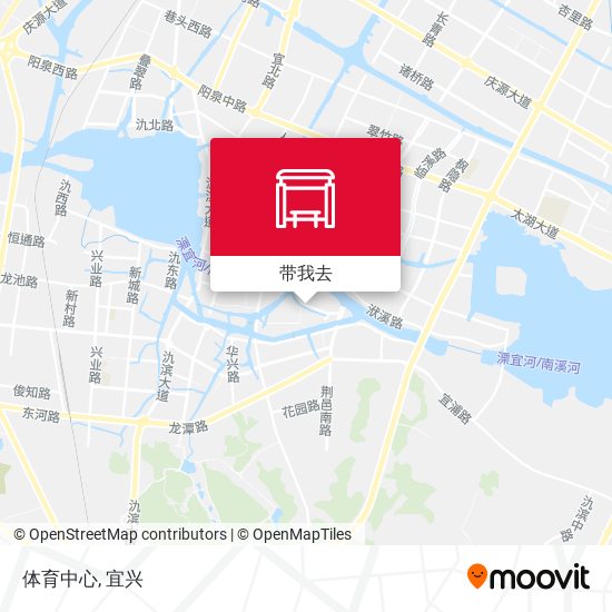 体育中心地图