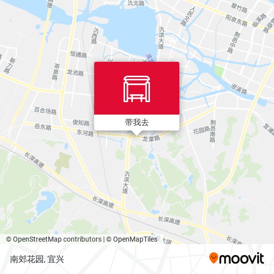 南郊花园地图