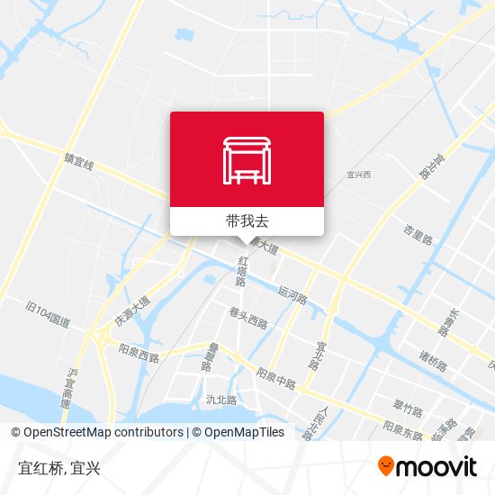 宜红桥地图