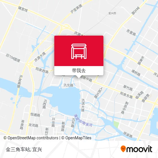 金三角车站地图