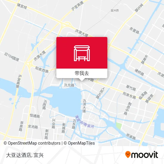 大亚达酒店地图