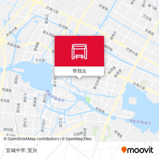 宜城中学地图