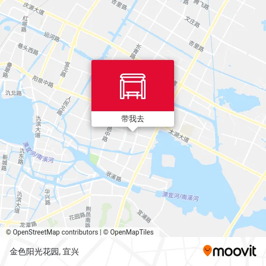 金色阳光花园地图