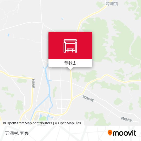五洞村地图