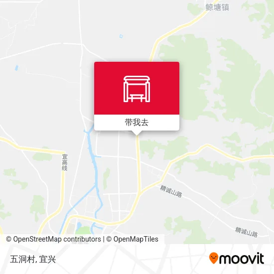 五洞村地图