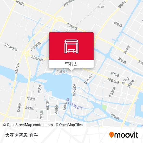 大亚达酒店地图