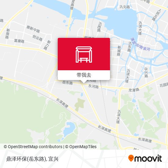 鼎泽环保(岳东路)地图