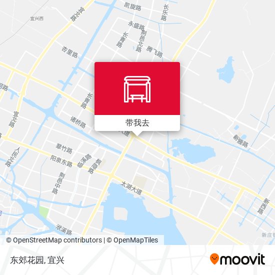 东郊花园地图