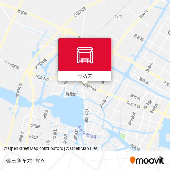 金三角车站地图