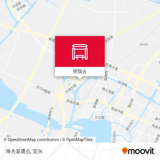 海关直通点地图