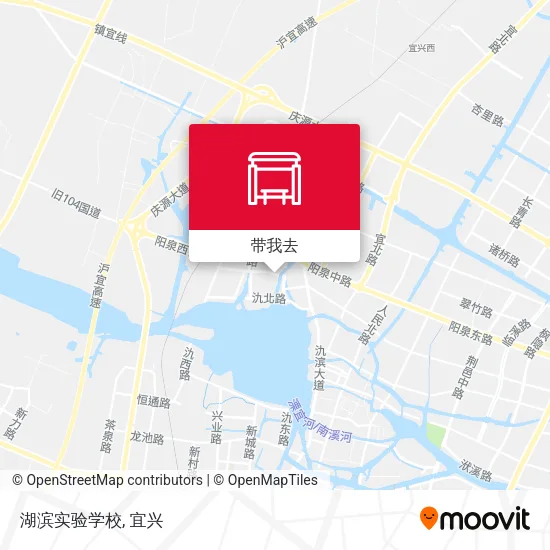 湖滨实验学校地图