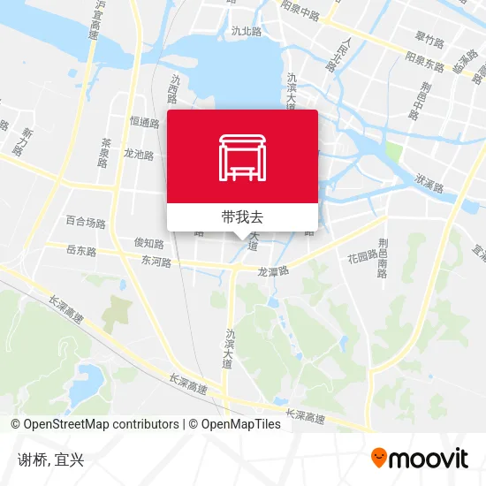 谢桥地图