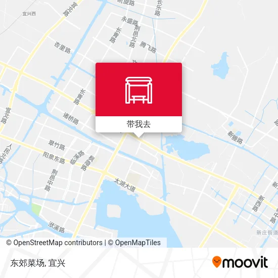 东郊菜场地图