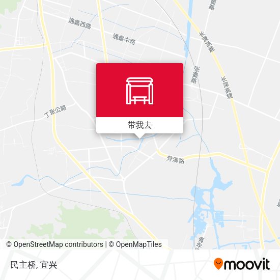 民主桥地图