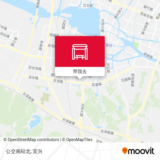 公交南站北地图