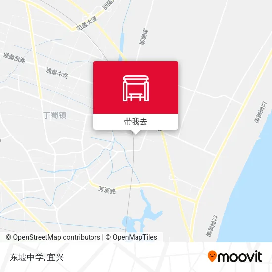 东坡中学地图