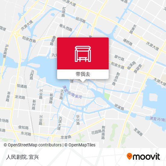 人民剧院地图