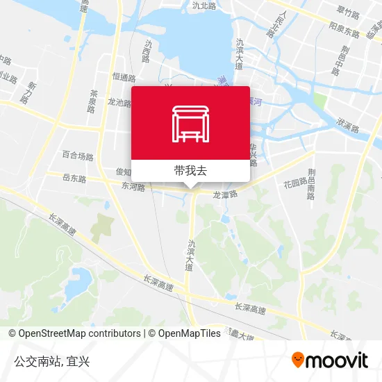 公交南站地图