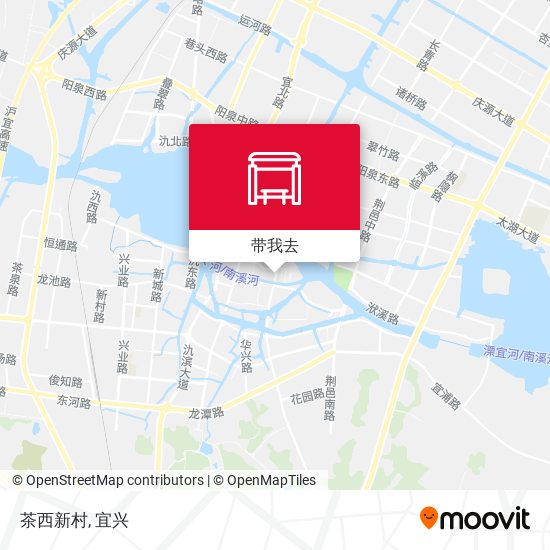 茶西新村地图