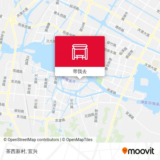 茶西新村地图