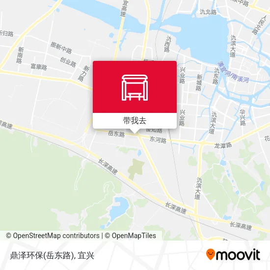 鼎泽环保(岳东路)地图