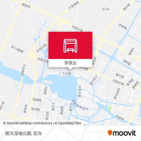 团氿湿地公园地图