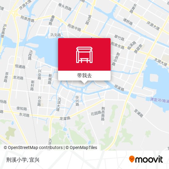荆溪小学地图