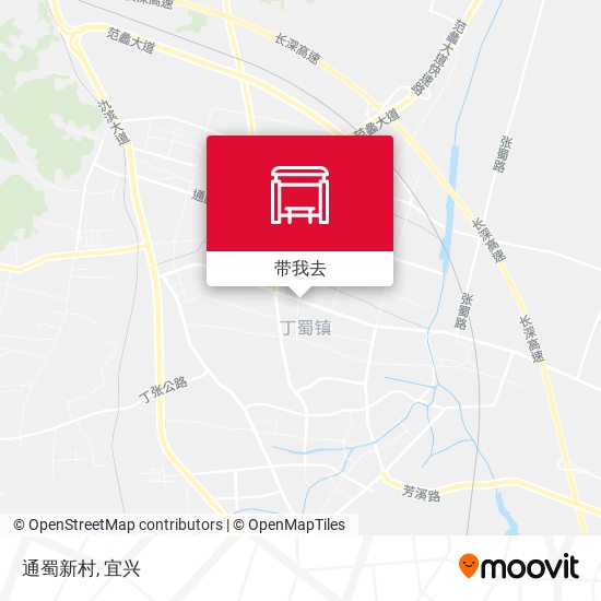 通蜀新村地图