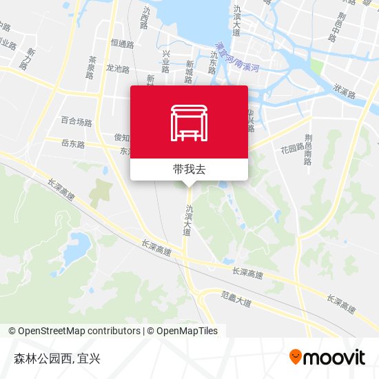 森林公园西地图