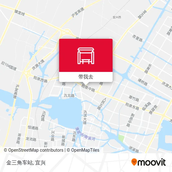 金三角车站地图