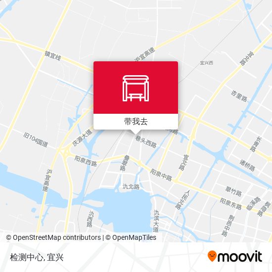 检测中心地图