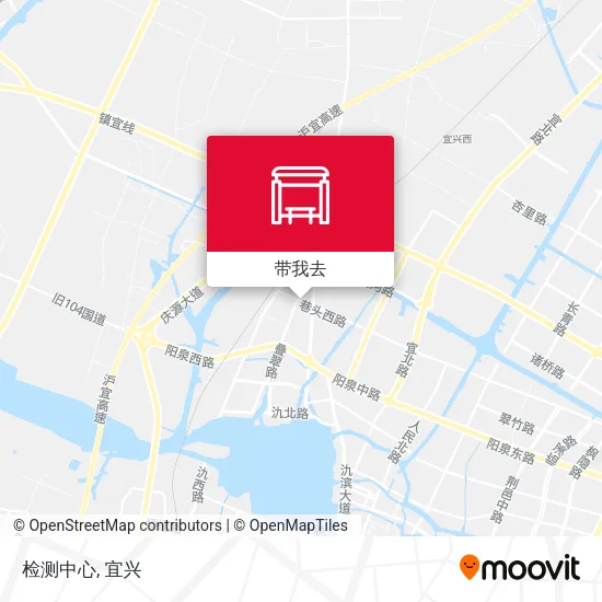 检测中心地图