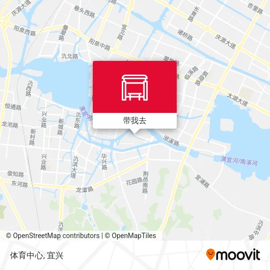 体育中心地图