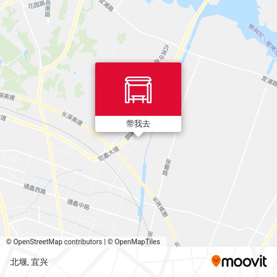 北堰地图