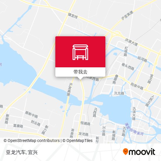 亚龙汽车地图