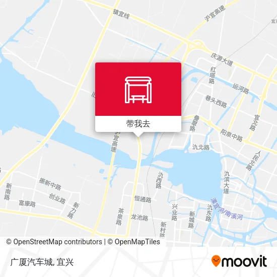 广厦汽车城地图