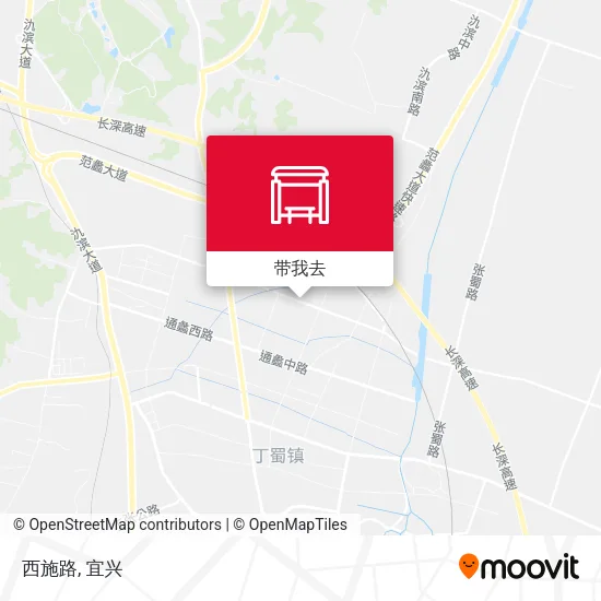 西施路地图