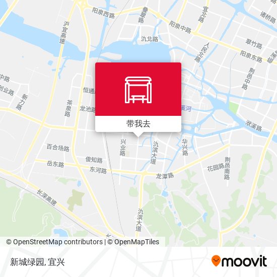 新城绿园地图