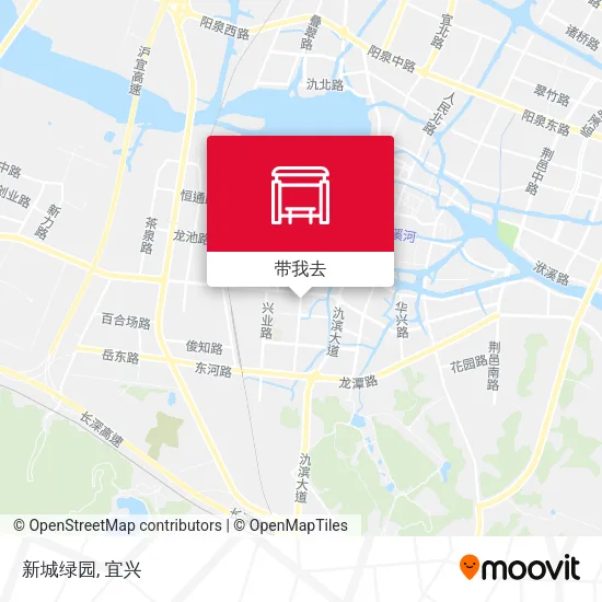 新城绿园地图