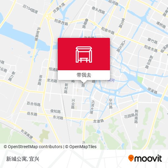 新城公寓地图