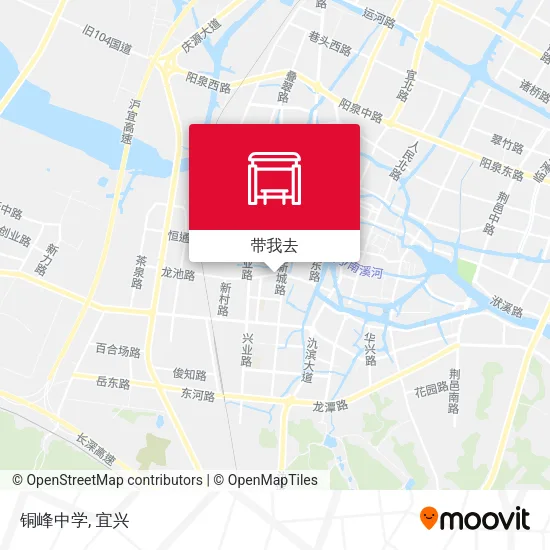 铜峰中学地图