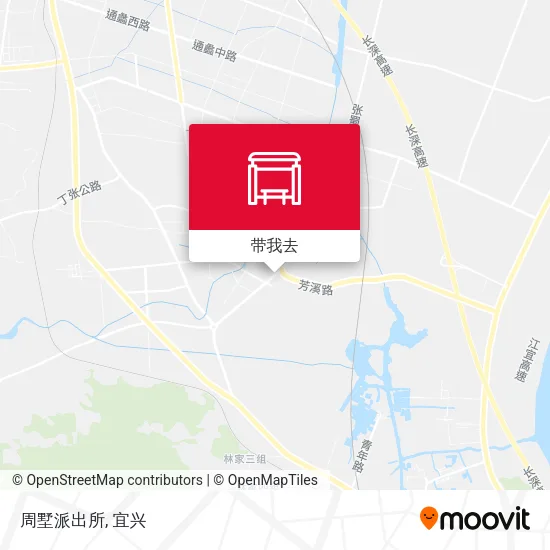 周墅派出所地图