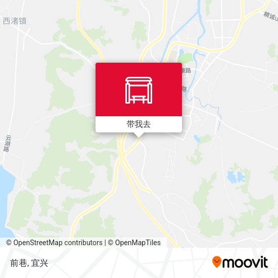 前巷地图