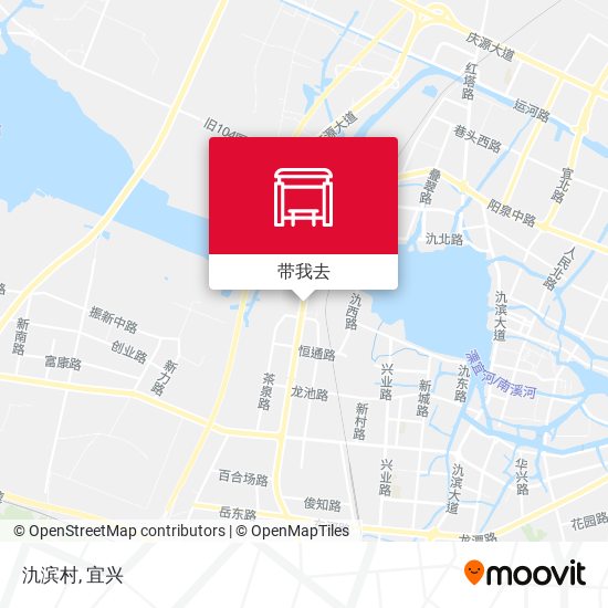 氿滨村地图