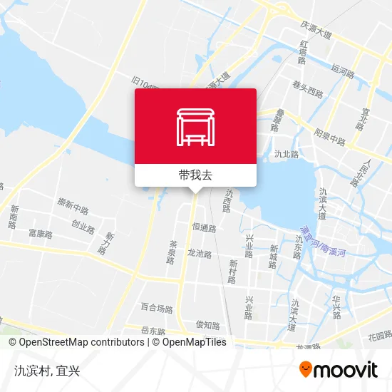 氿滨村地图
