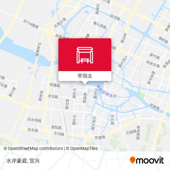 水岸豪庭地图