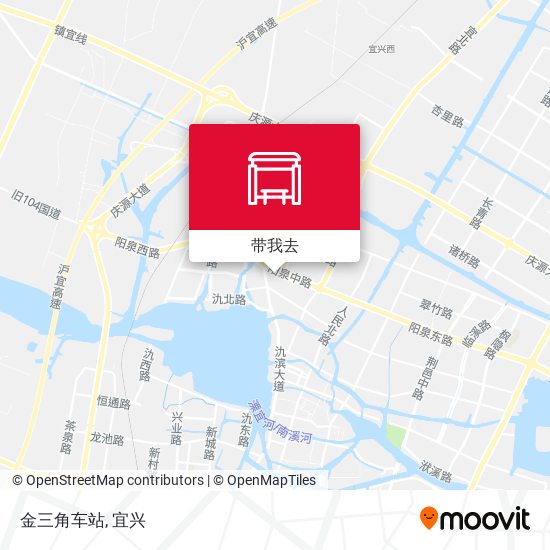 金三角车站地图